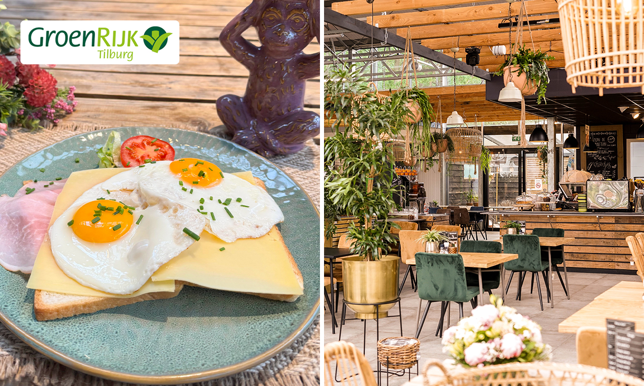 2-gangen keuzelunch bij Proeftuin Groenrijk Tilburg