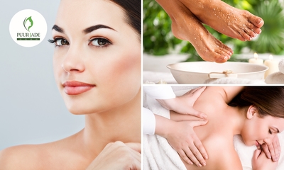Rug-, spa-pedicure- of gezichtsbehandeling (60, 90 of 100 min)