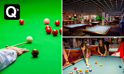 1 of 2 uur poolen of snookeren