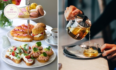 Afternoon High Tea + welkomstdrankje (1,5 uur) bij Queens Tea Room in hartje Haarlem