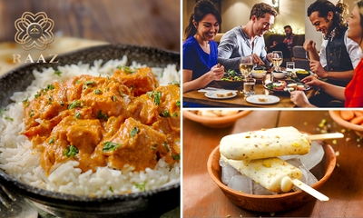 Indiaas 2- of 3-gangendiner à la carte + bijgerecht