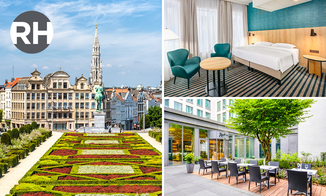 Overnachting voor 2 + ontbijt + late check-out in Brussel
