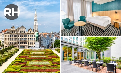 Overnachting voor 2 + ontbijt + late check-out in Brussel