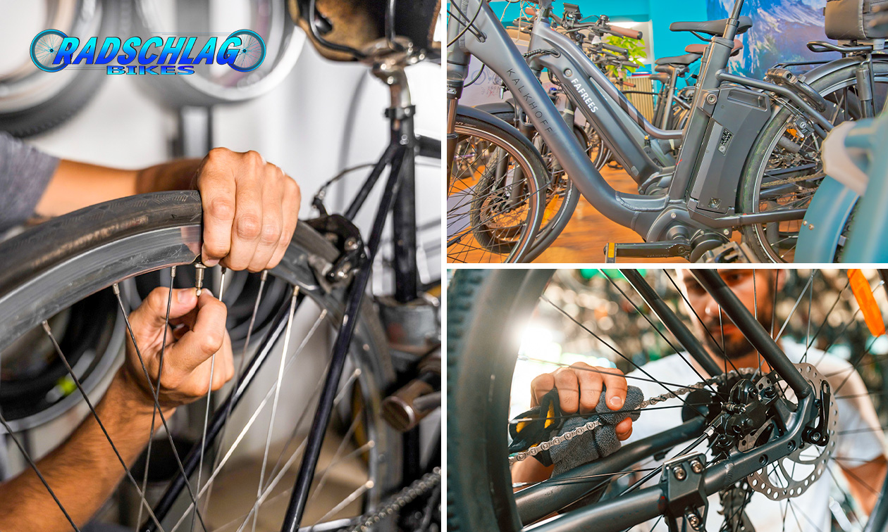 Fahrrad-Inspektion oder Reinigung in Düsseldorf