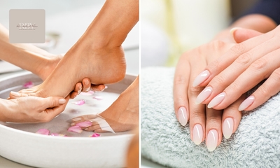 Pédicure spa + pose de vernis semi-permanent près de Charleroi