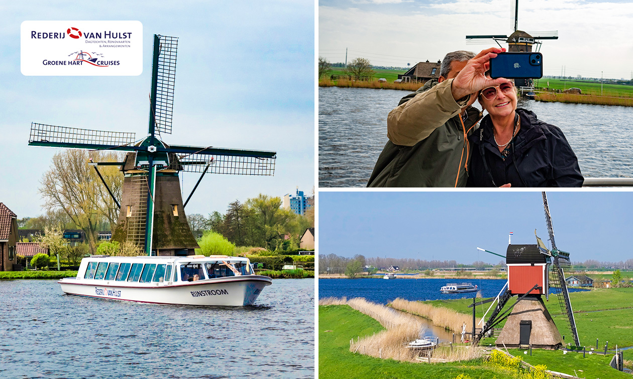 Ticket voor Molen- en Merentocht over de Kagerplassen (2,5 uur)