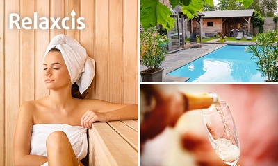 Privésauna voor 2 personen (3 uur) + cava + warme snacks + relaxpakketje