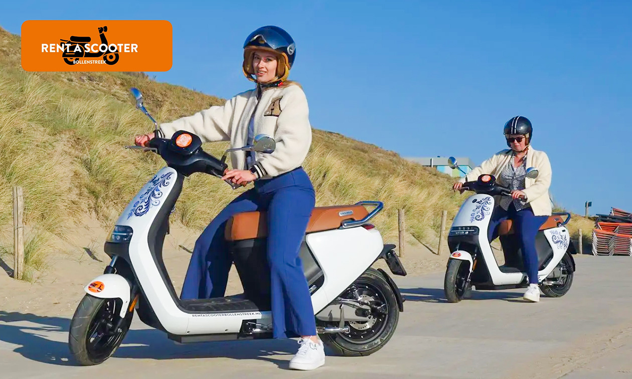 Huur e-scooter (4 uur) + helm