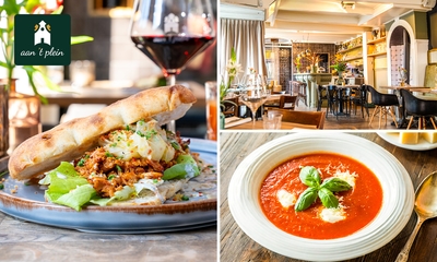 2-gangenlunch à la carte in hartje Haarlem