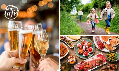 Luxe high beer/wine of wandelarrangement bij Restaurant Aan Tafel