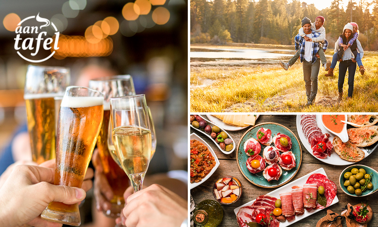 Luxe high beer/wine of wandelarrangement bij Restaurant Aan Tafel