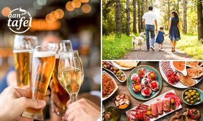 Luxe high beer/wine of wandelarrangement bij Restaurant Aan Tafel