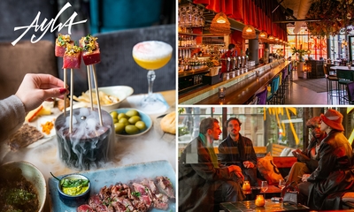 Shared dining of diner van de chef bij restaurant Ayla
