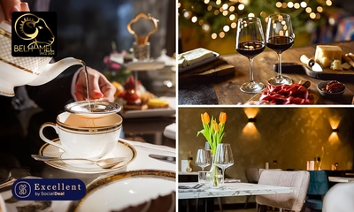 Luxe high tea, high wine of high beer inclusief borrelplank en hapjes (2 uur)