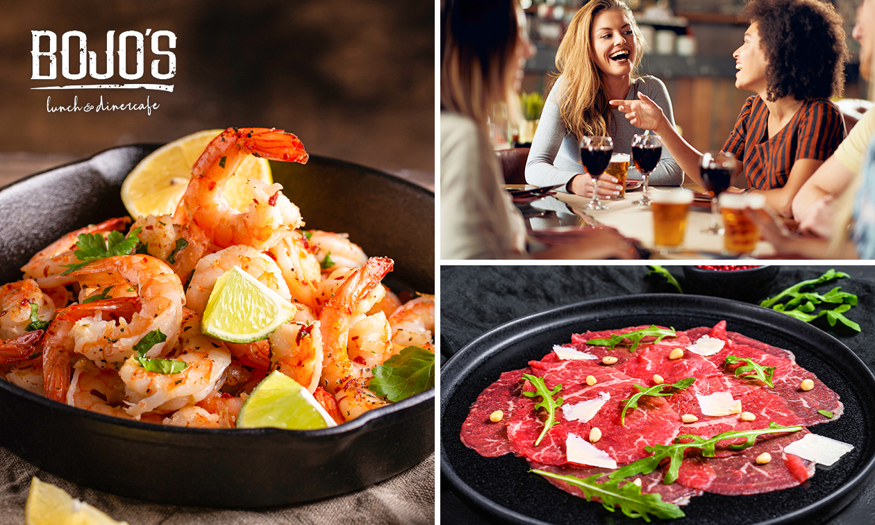 3-gangen keuzediner + mandje brood bij Restaurant Bojo's