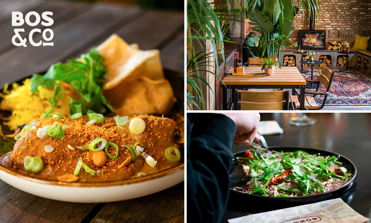 3-gangen keuzediner bij Restaurant Bos & Co