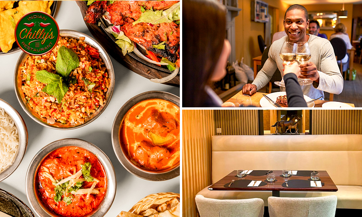 Buffet indien en 3 services à volonté (2h) près de Bruxelles