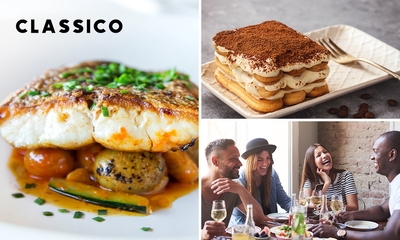 Italiaans 3-gangen keuzediner bij Restaurant Classico