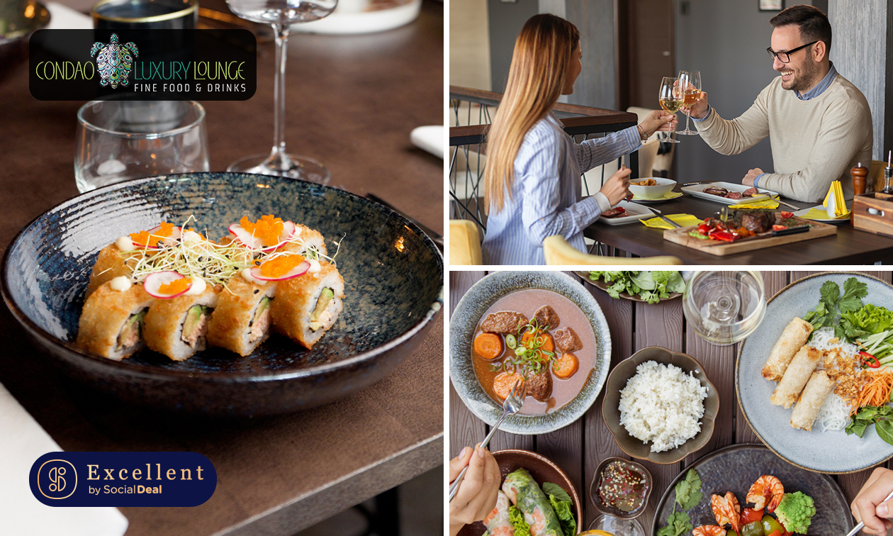 4-gangen keuzediner bij Restaurant Condao