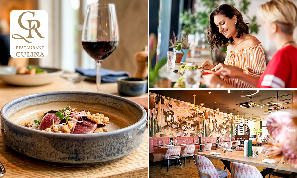 Shared lunch + brood met boter vooraf bij Restaurant Culina