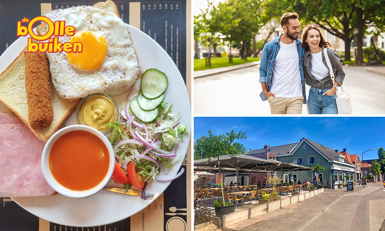 Wandelarrangement + lunch + warme drank met gebak of snacks bij Restaurant De Bolle Buiken