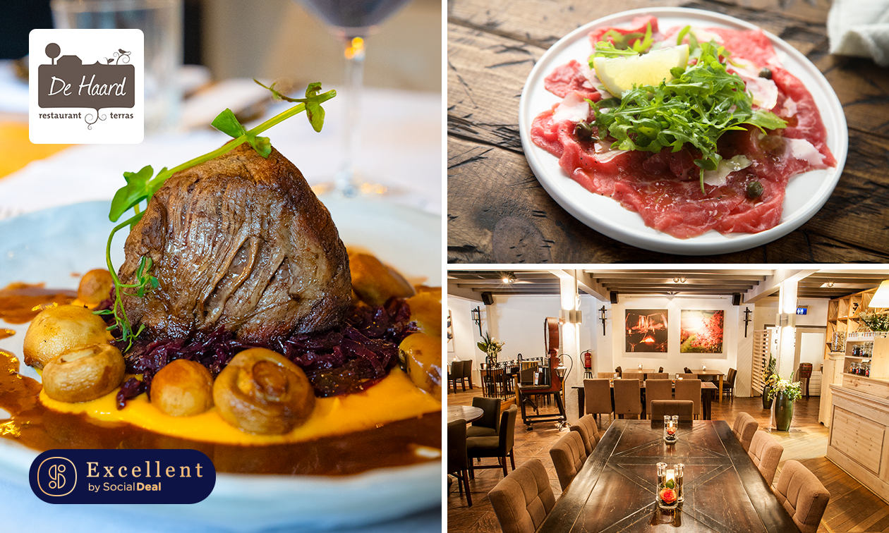 3-gangen keuzediner bij Restaurant De Haard
