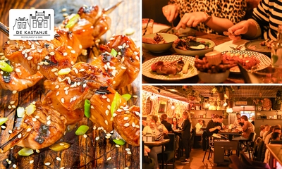 3-gangen shared dining-diner bij Restaurant De Kastanje