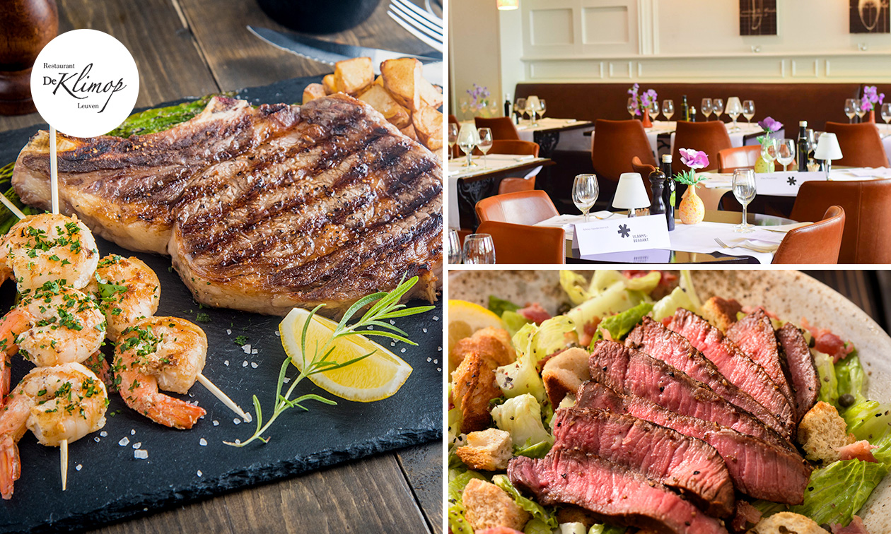 3-gangen keuzediner of -lunch bij De Klimop