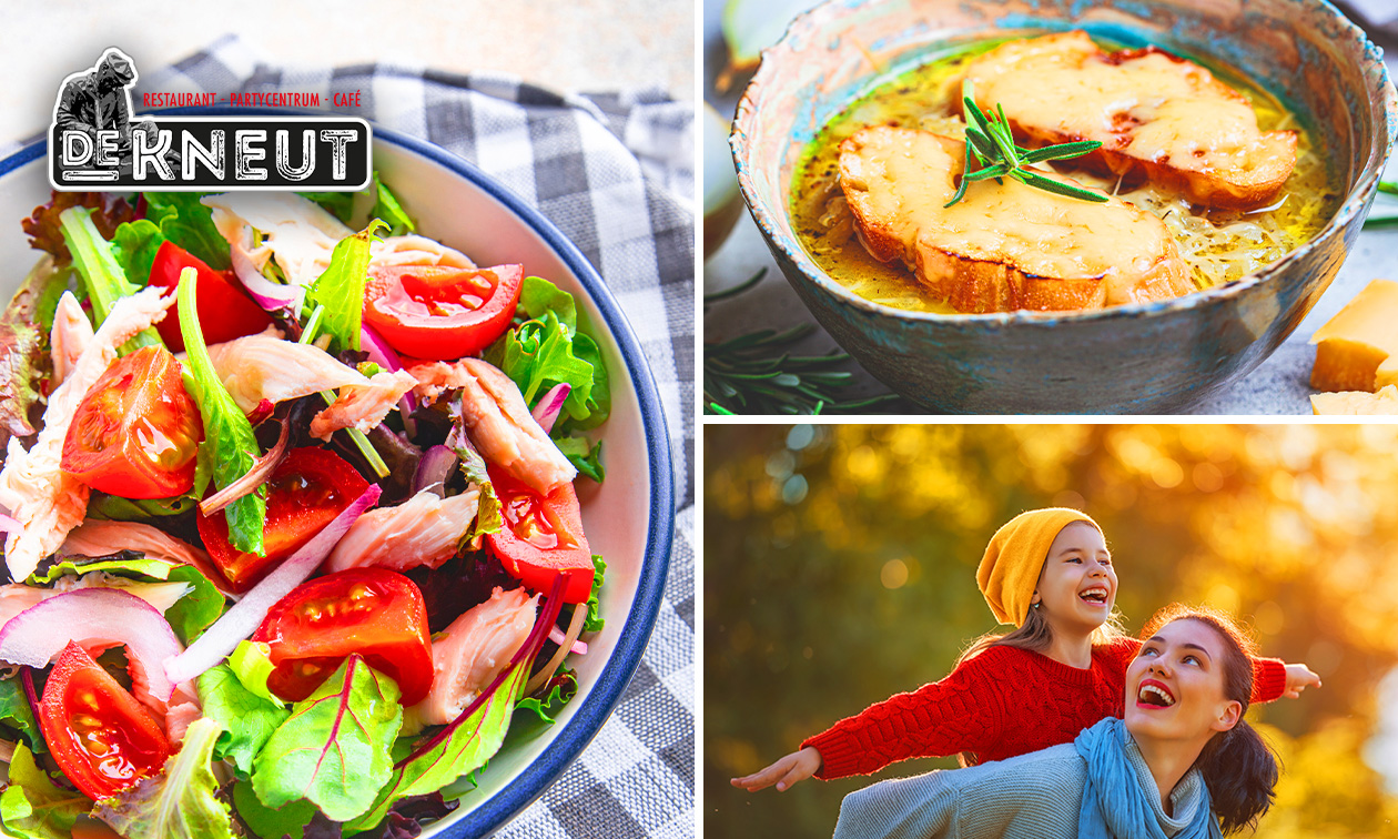 Wandel- of fietsarrangement incl. warme drank + gebak + lunch bij Restaurant De Kneut