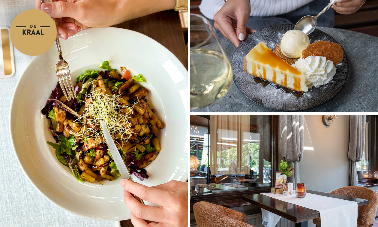 3-gangen keuzediner bij Restaurant de Kraal