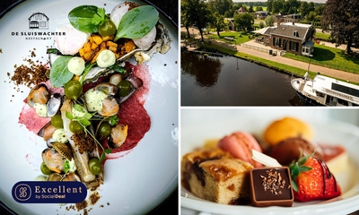 High tea of 3- of 4-gangenlunch van de chef