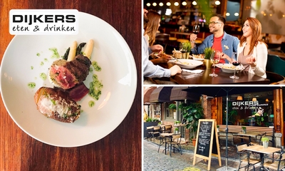 3-gangendiner à la carte bij Restaurant Dijkers