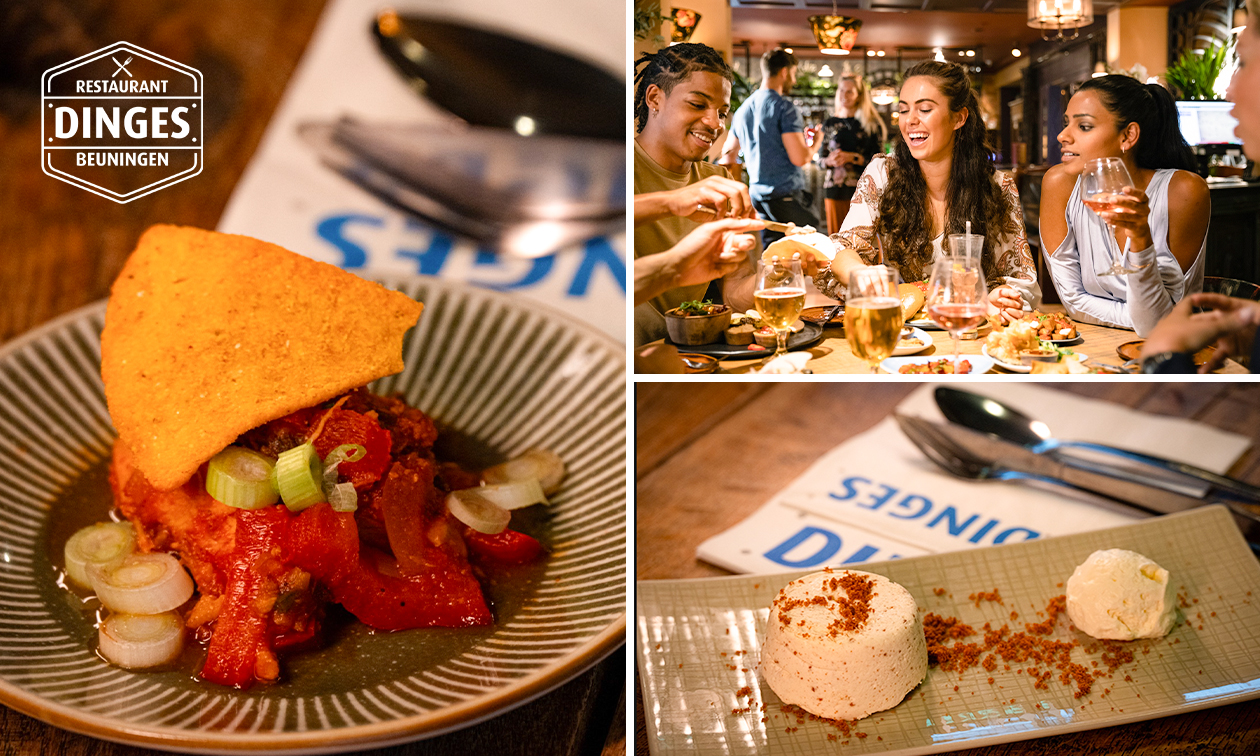 3 rondes tapas incl. 2 bijgerechten