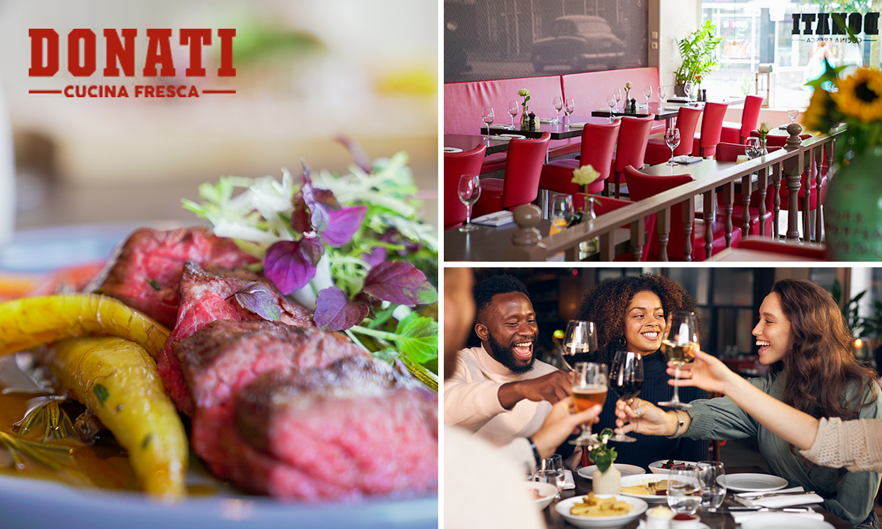 5-gangen wilddiner bij Restaurant Donati