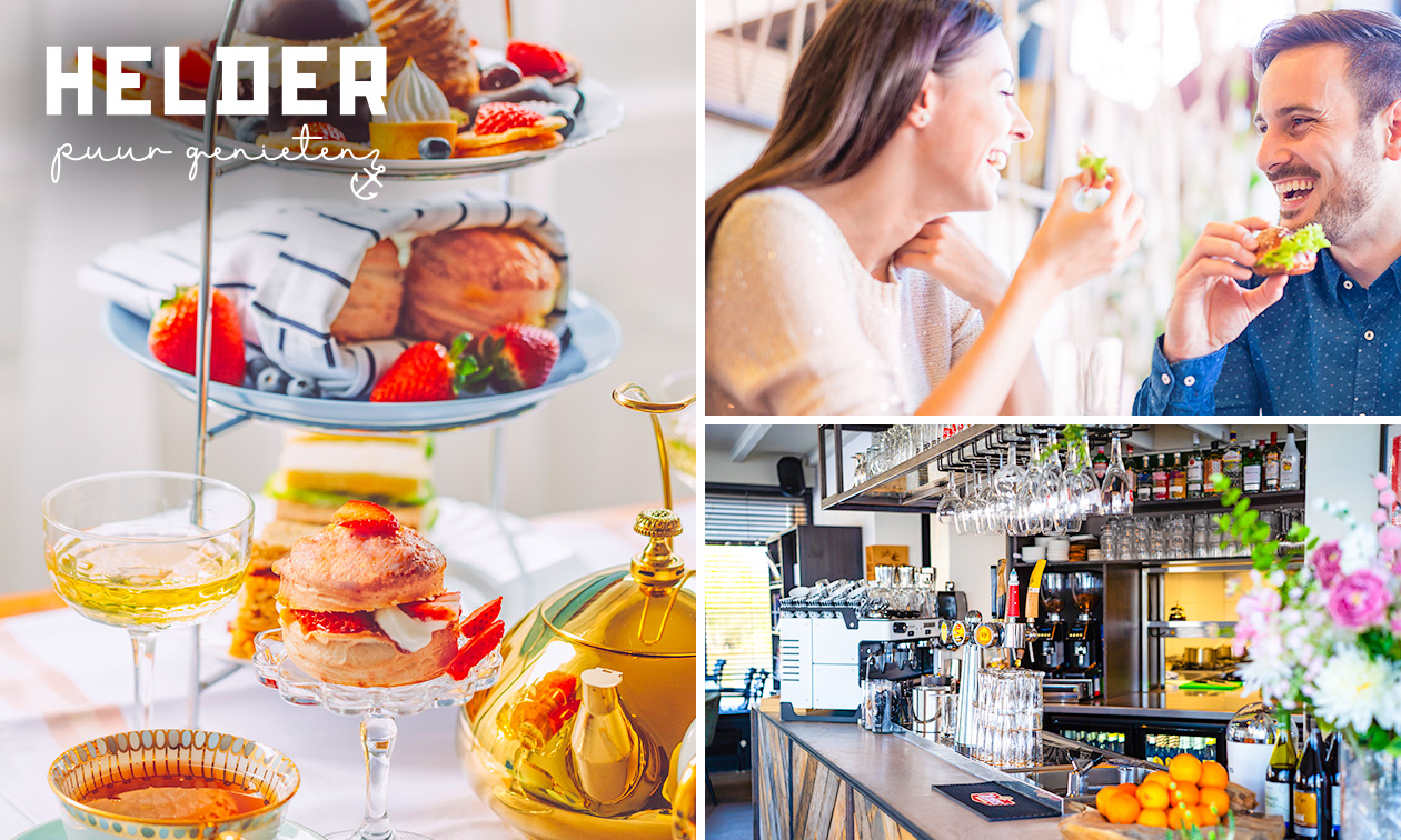High tea bij Restaurant Helder