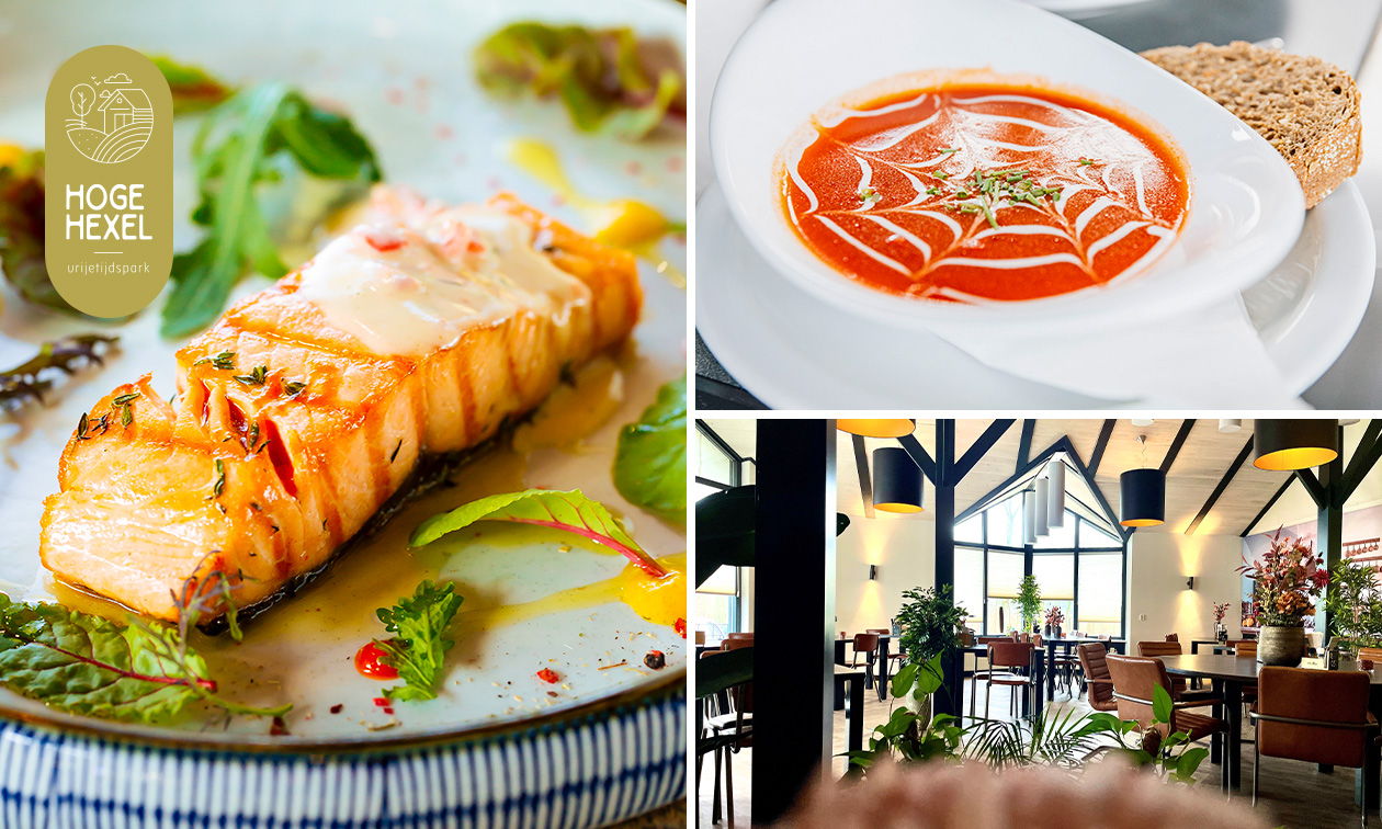 3-gangendiner à la carte bij Restaurant Hoge Hexel