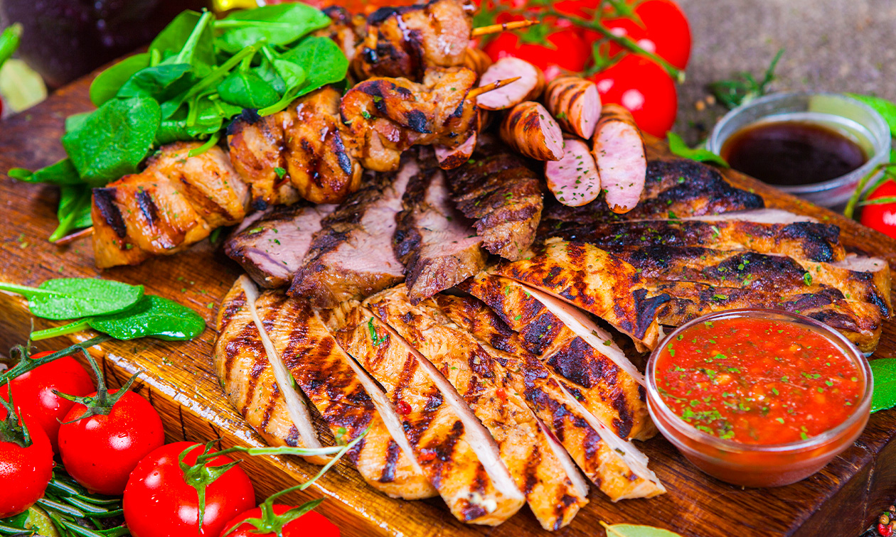 Menu grillade en 3 services à la carte à Bruxelles