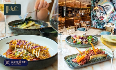 3-gangendiner van de chef + glas bubbels bij Restaurant JAQ