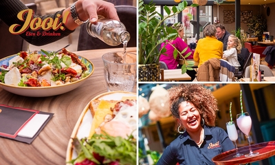 2-gangen keuzelunch aan het strand bij Restaurant Jooi!