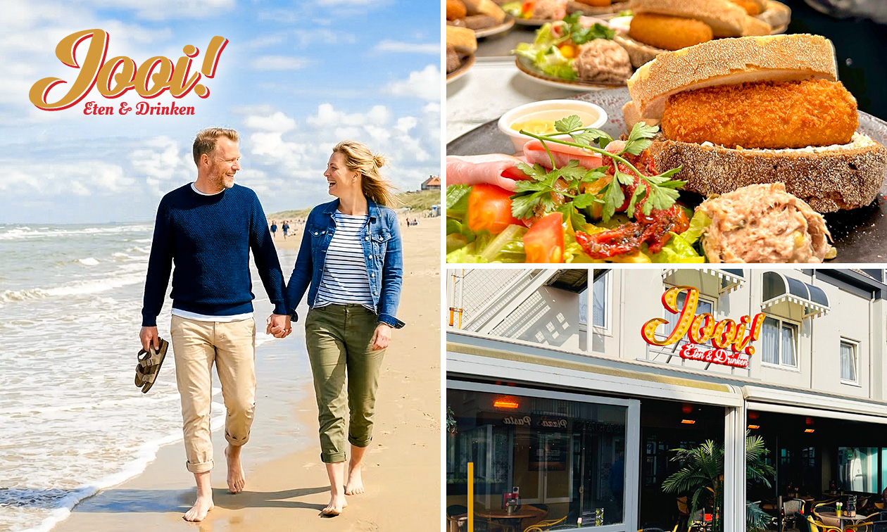 Wandelarrangement + drankje, gebak en lunch bij Restaurant Jooi!