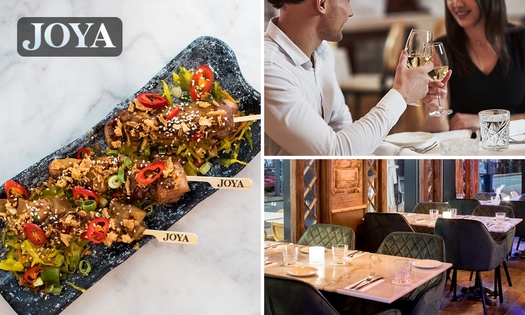 3-gangen shared dining-diner bij Restaurant JOYA aan de Maas