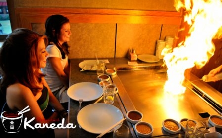 Bij Restaurant Kaneda een authentiek Japans 10-gangen tepanyaki diner incl. show van de chef in hartje Haarlem