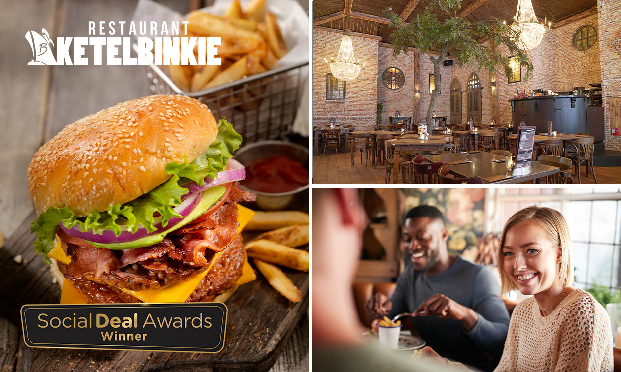 4-gangen smashburger-diner bij Ketelbinkie