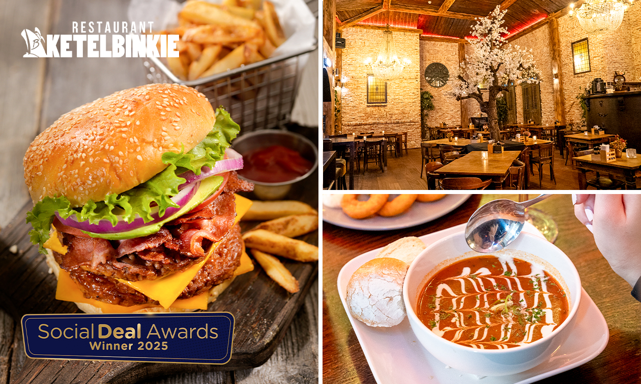 4-gangen smashburger-diner bij Ketelbinkie