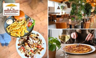 3-gangen keuzediner bij Restaurant Klein Afrika