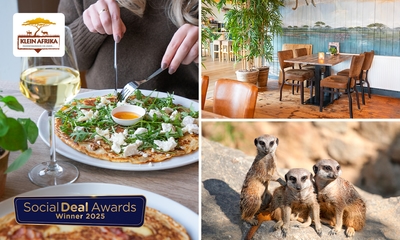 2-gangen keuzelunch bij Restaurant Klein Afrika