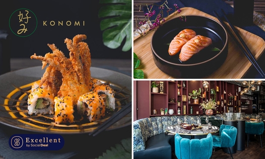3-gangen shard dining-diner bij Restaurant Konomi