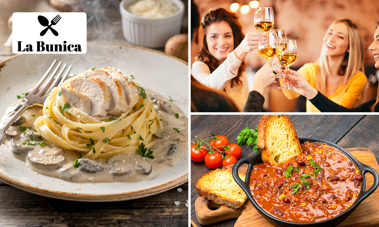 Rumänisches 3-Gänge-Menü nach Wahl im Restaurant La Bunica