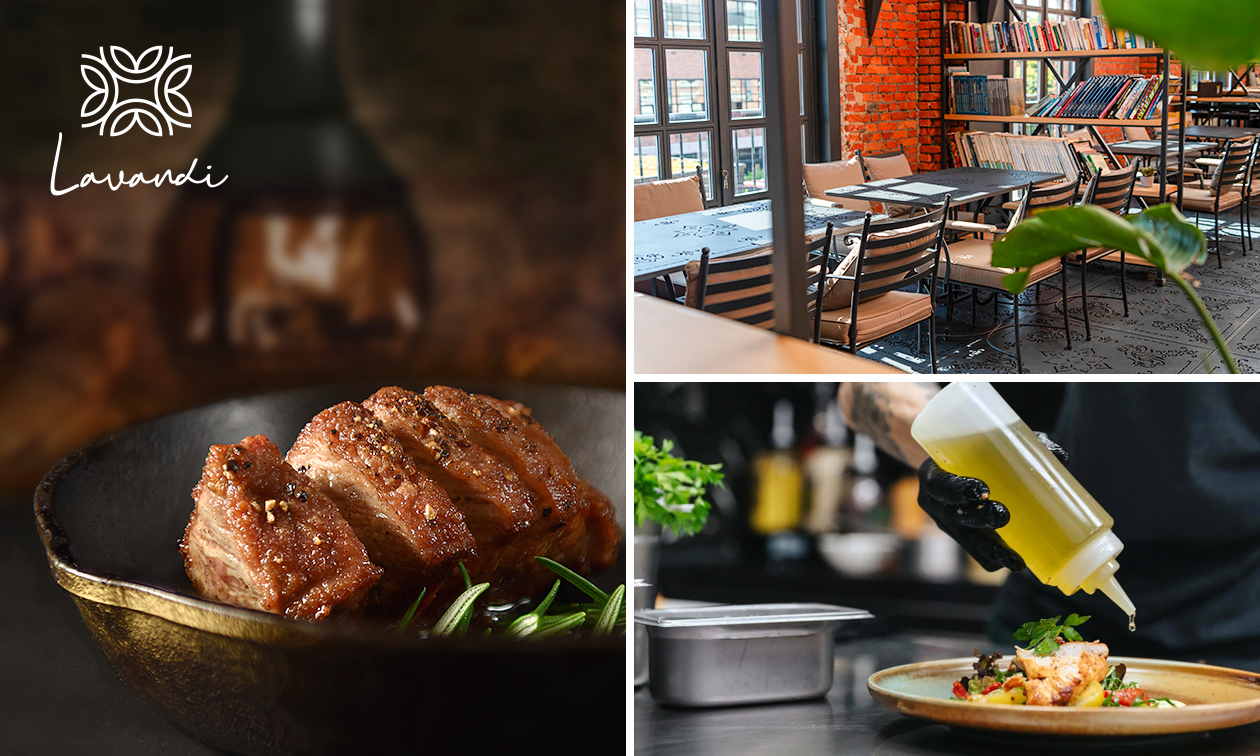 2-gangen keuzediner bij Restaurant Lavandi