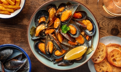 Menu moules Jumbo au choix en plein coeur de l'Ardenne belge